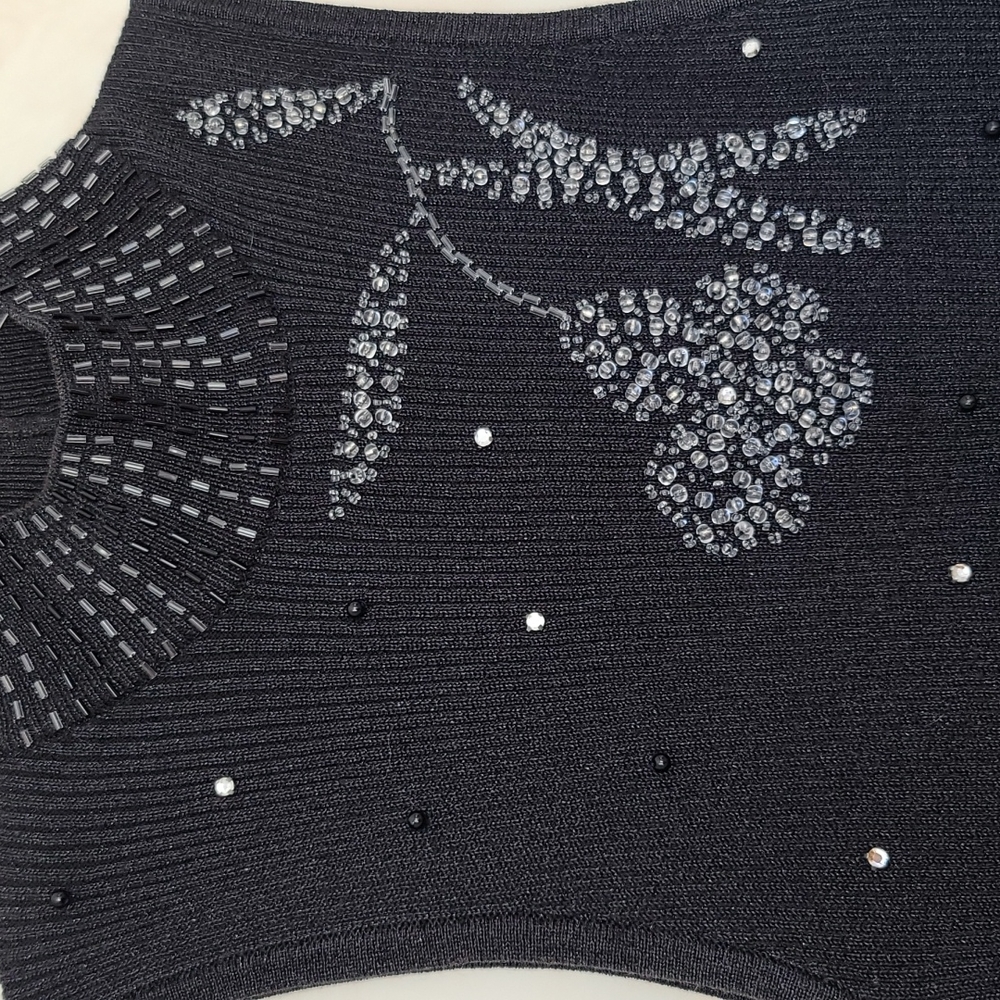 Cache Beaded Top. Size L - image 2